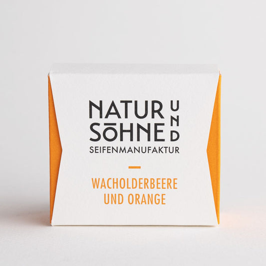 Naturseife Wacholderbeere und Orange, Seife zu 100g
